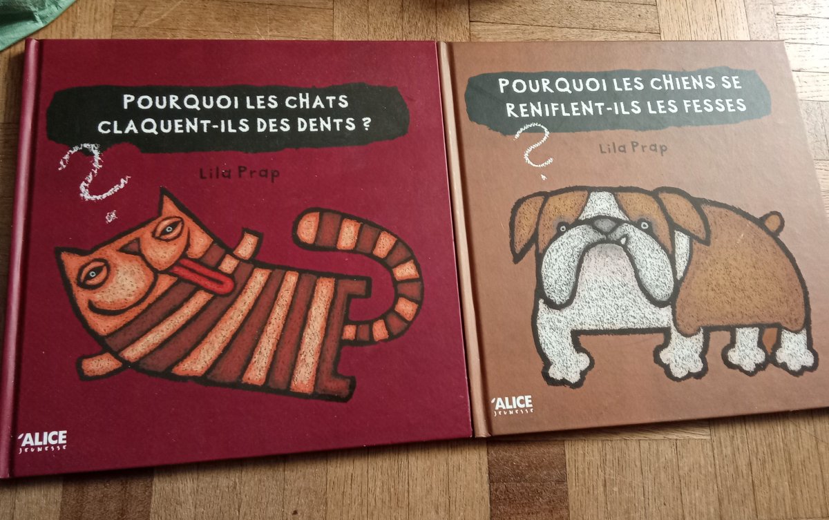 Illustration de Livre enfant pourquoi les chats, les chiens