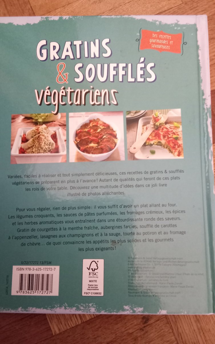 Illustration de Gratins et soufflés végétariens