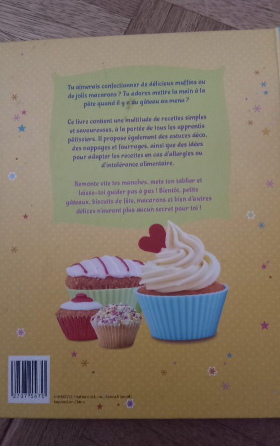 Illustration de Livre la pâtisserie pour les enfants