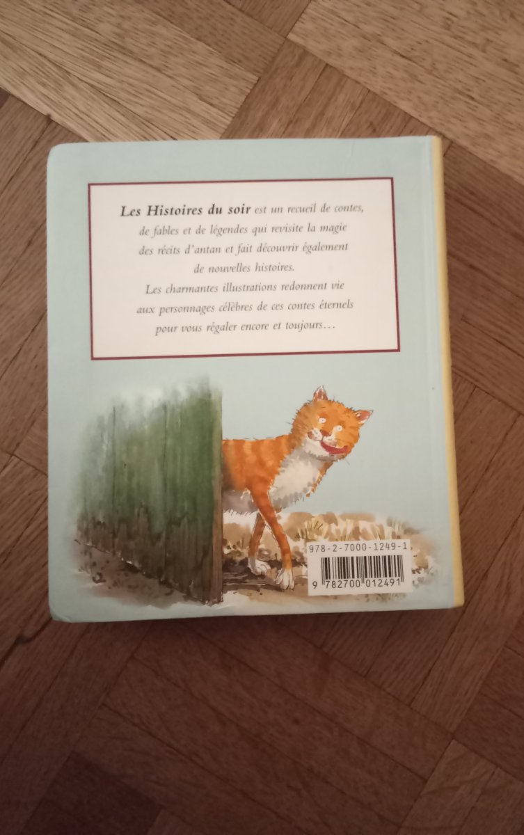 Illustration de Livre les histoires du soir