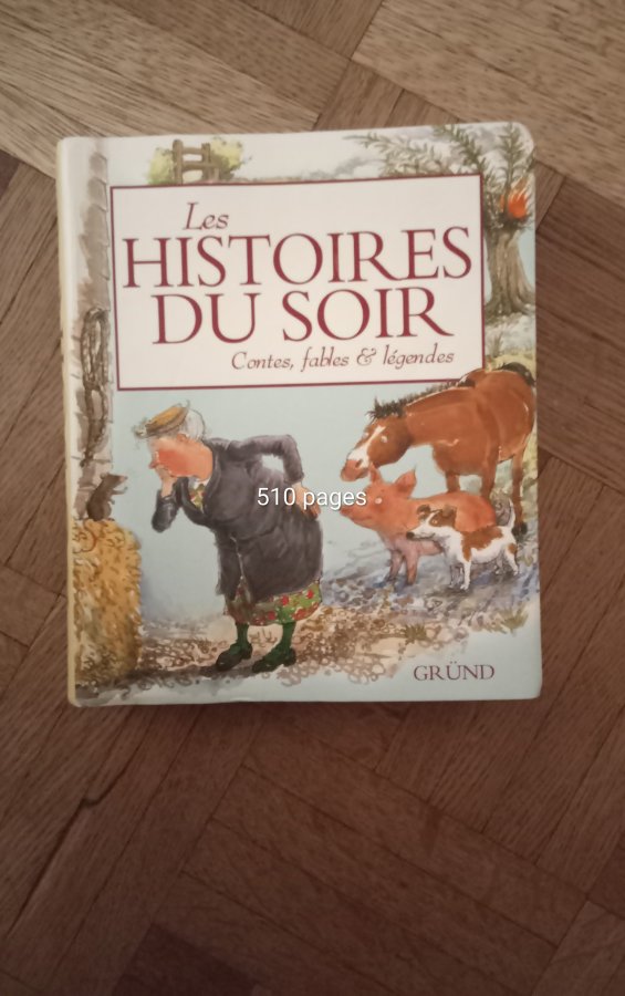Illustration de Livre les histoires du soir
