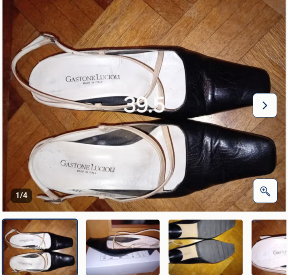 Illustration de Chaussures en cuir pointure 39