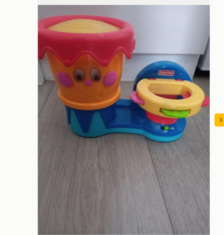 Illustration de Jeu Fisher Price tam tam