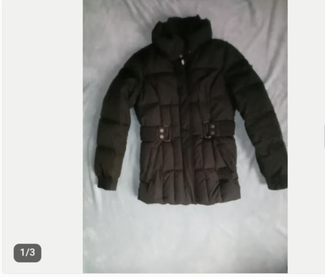 Illustration de Doudoune Noir taille 40 esprit