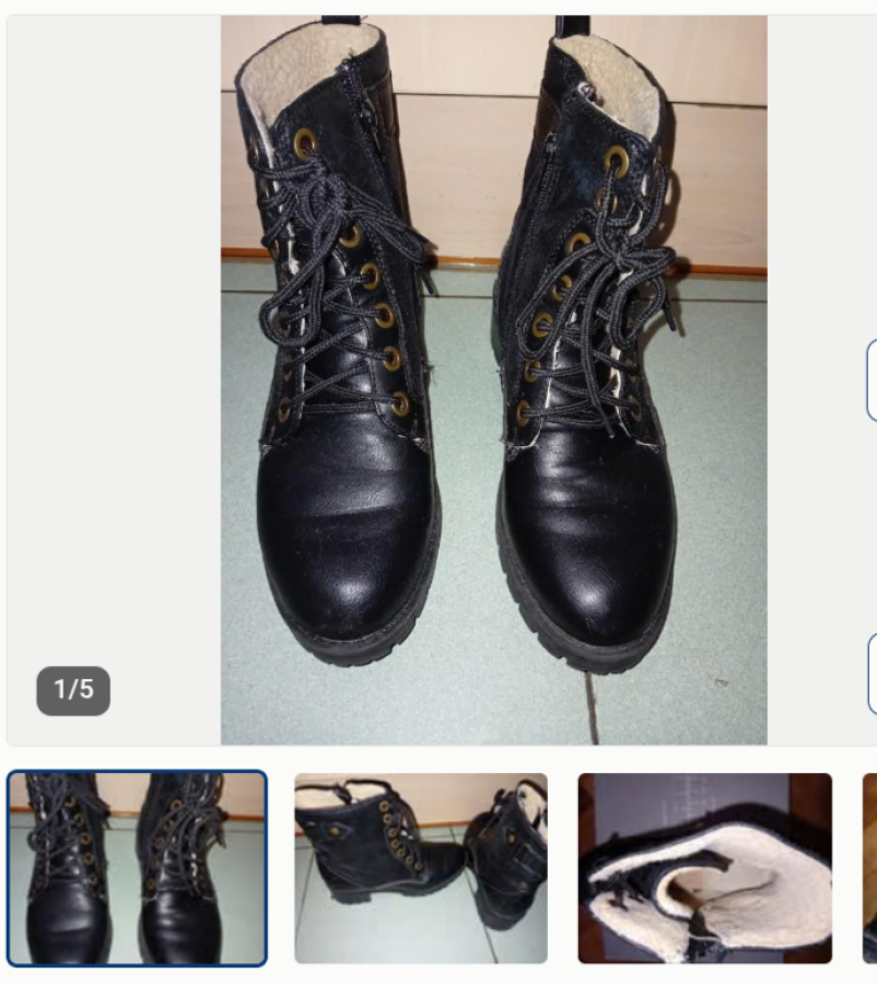 Illustration de Bottines fourrées pointure 38