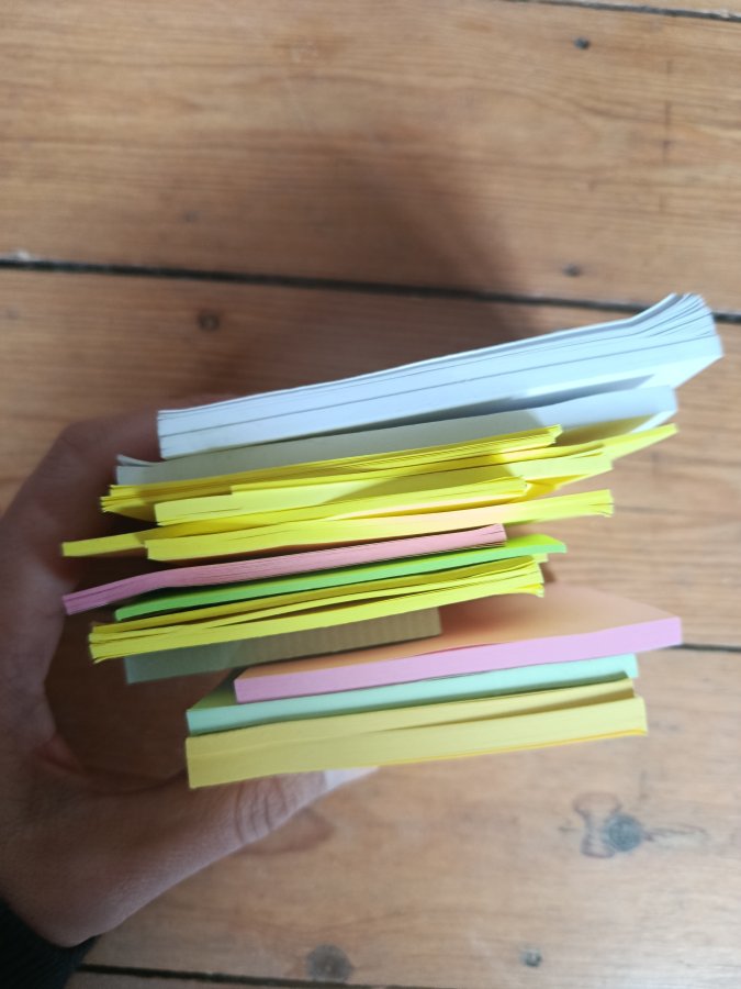 Image Post-it de toutes les couleurs