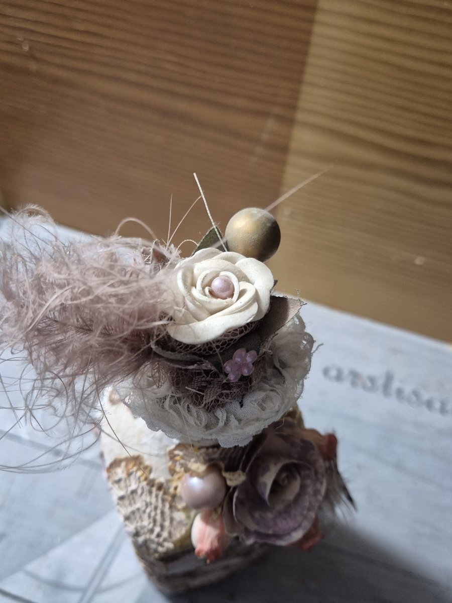 Illustration de Bouteille shabby déco