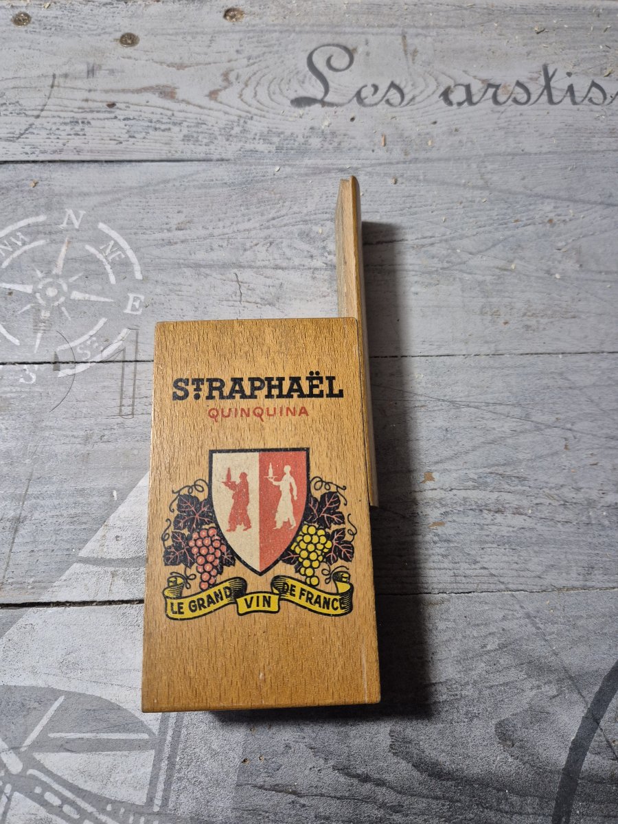 Image Ancien porte carte en bois