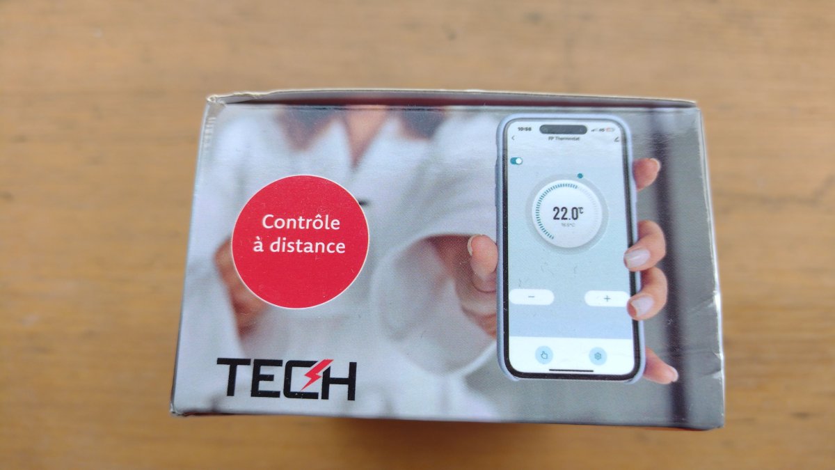 Illustration de Thermostat connecté pour radiateurs electriques