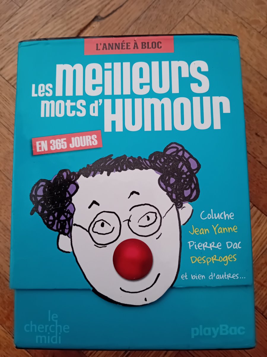 Illustration de Calendrier mots d humour en 365 jours