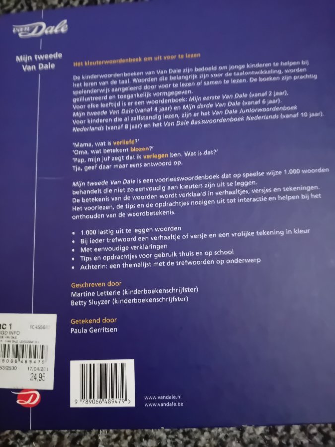 Illustration de Boek mijn tweede van dale