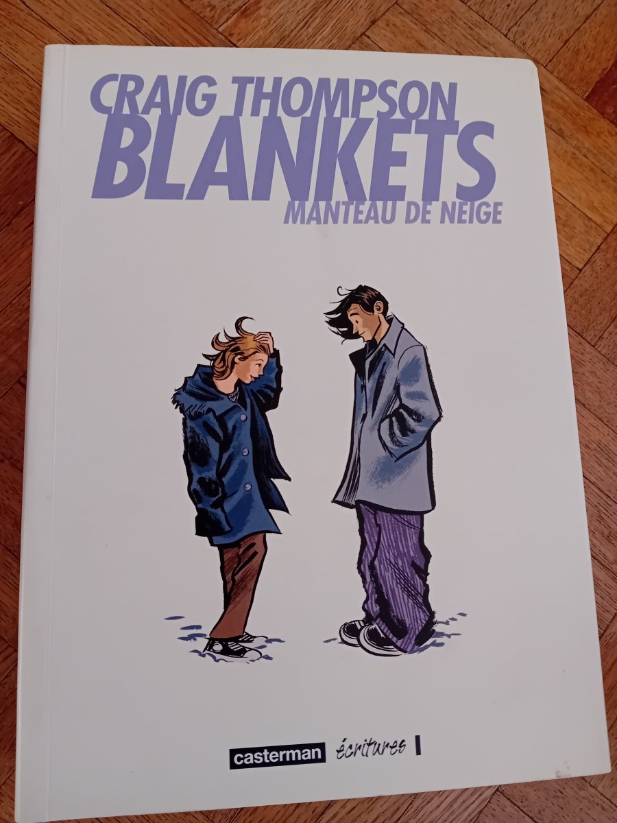 Illustration de BD blankets manteau de neige craig thompson