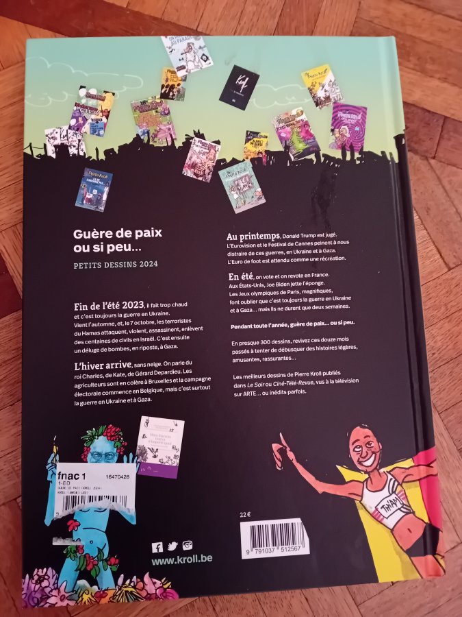 Illustration de BD guère de paix pierre kroll