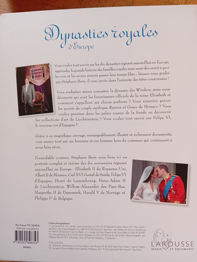 Illustration de Livre dynasties royales d europe Stéphane bern