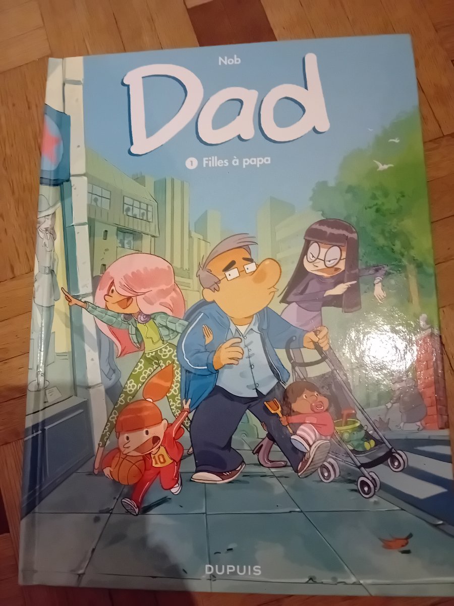 Illustration de Bd dad filles à papa