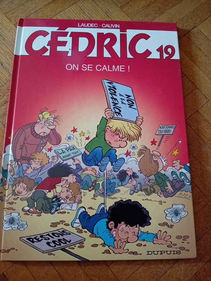 Illustration de BD cedric on se calme
