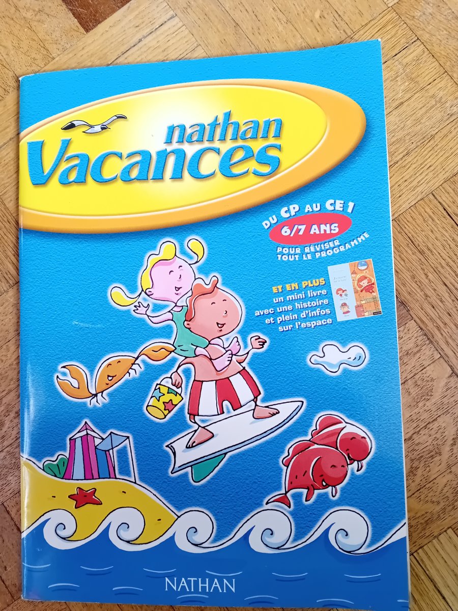 Illustration de Nathan vacances 6/7 ans
