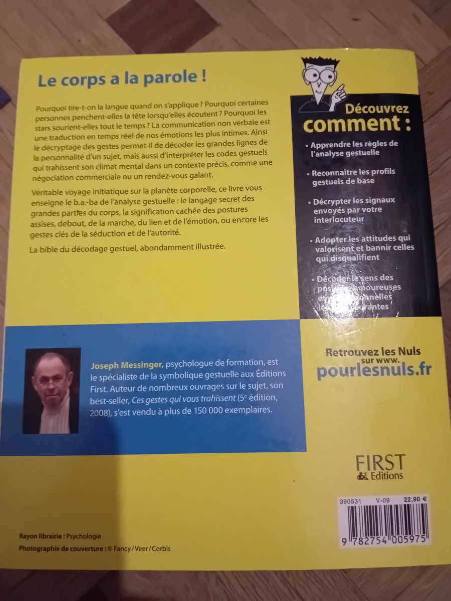 Illustration de Livre le langage pour les nuls