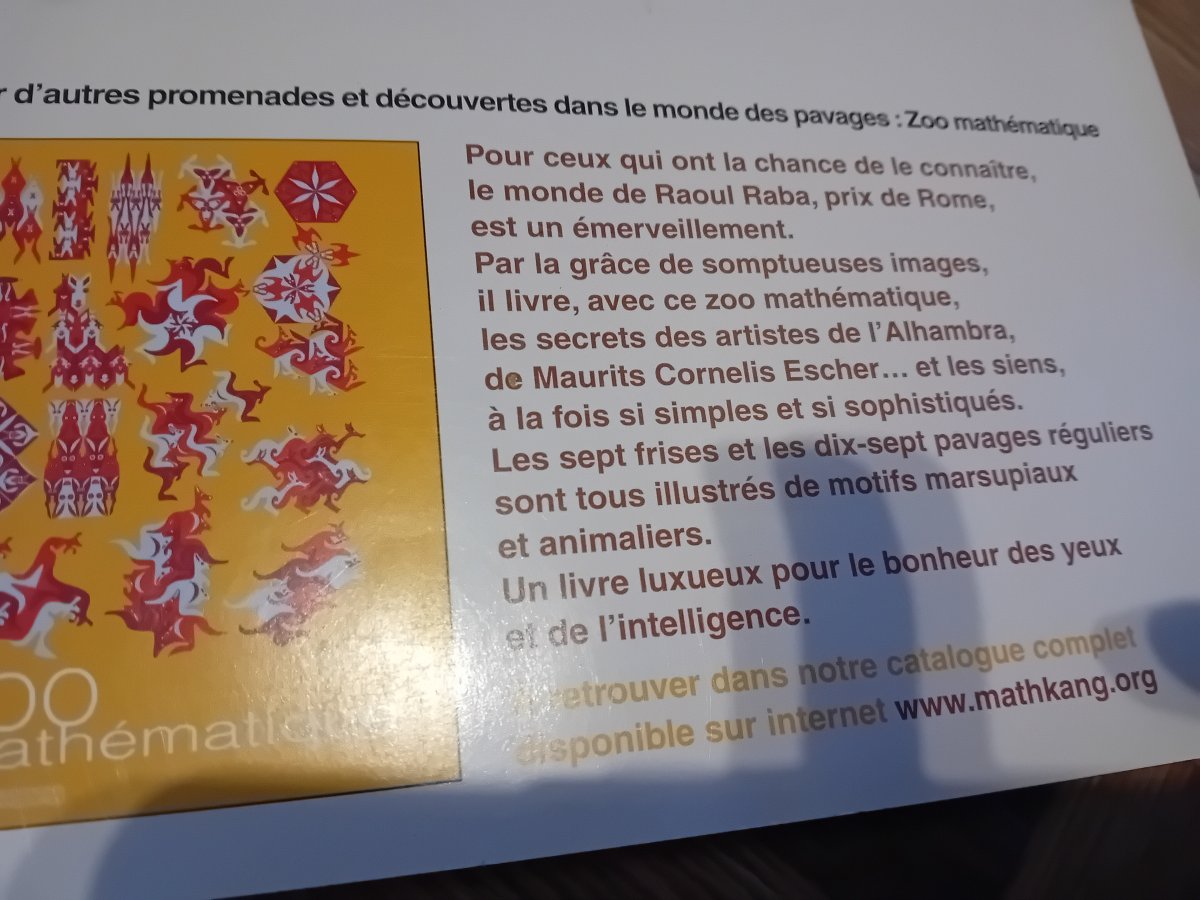 Illustration de Livre Le monde des pavages