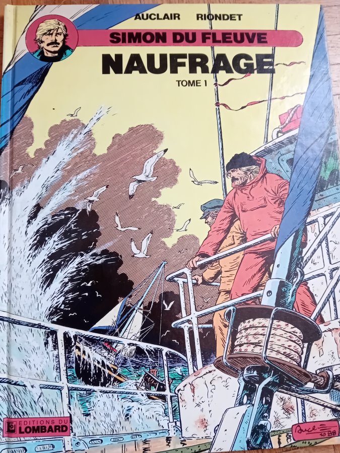 Illustration de Bd Simon du fleuve naufragé