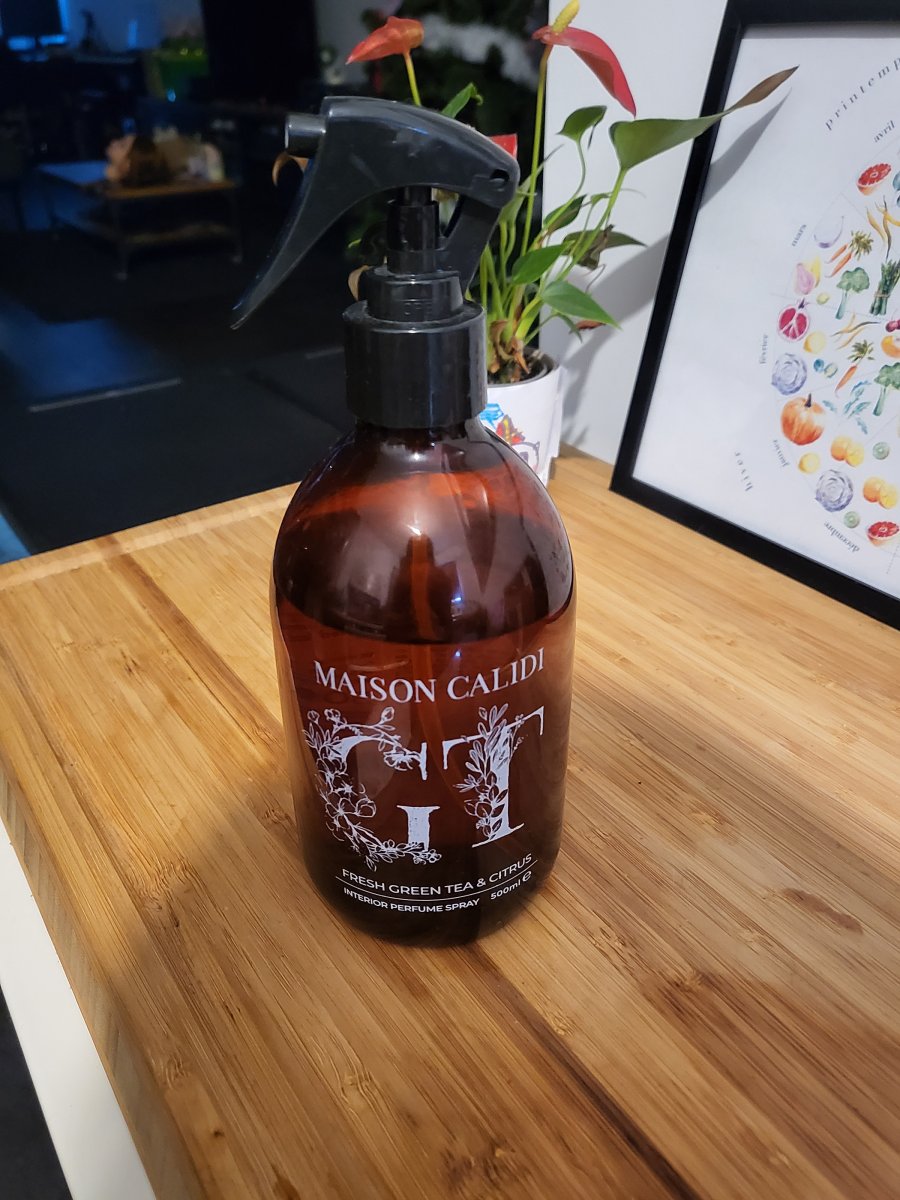 Image Maison Calidi spray parfum d'intérieur thé vert et citron