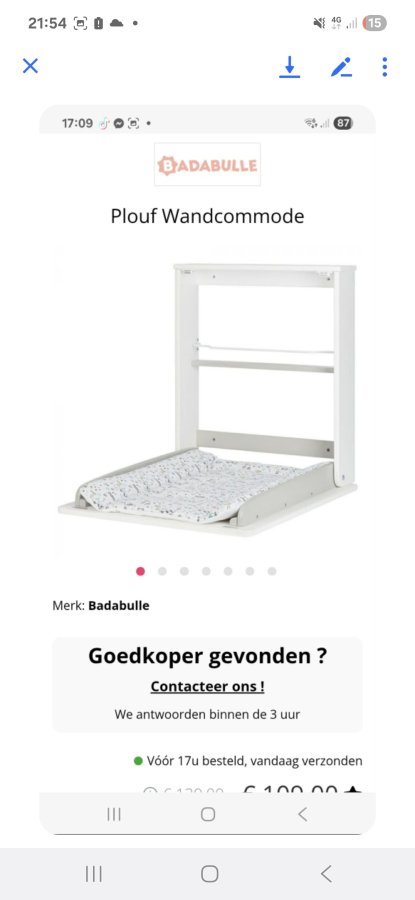 Illustration de Relaxe et table à langer, gratuit à donner , je n'ai