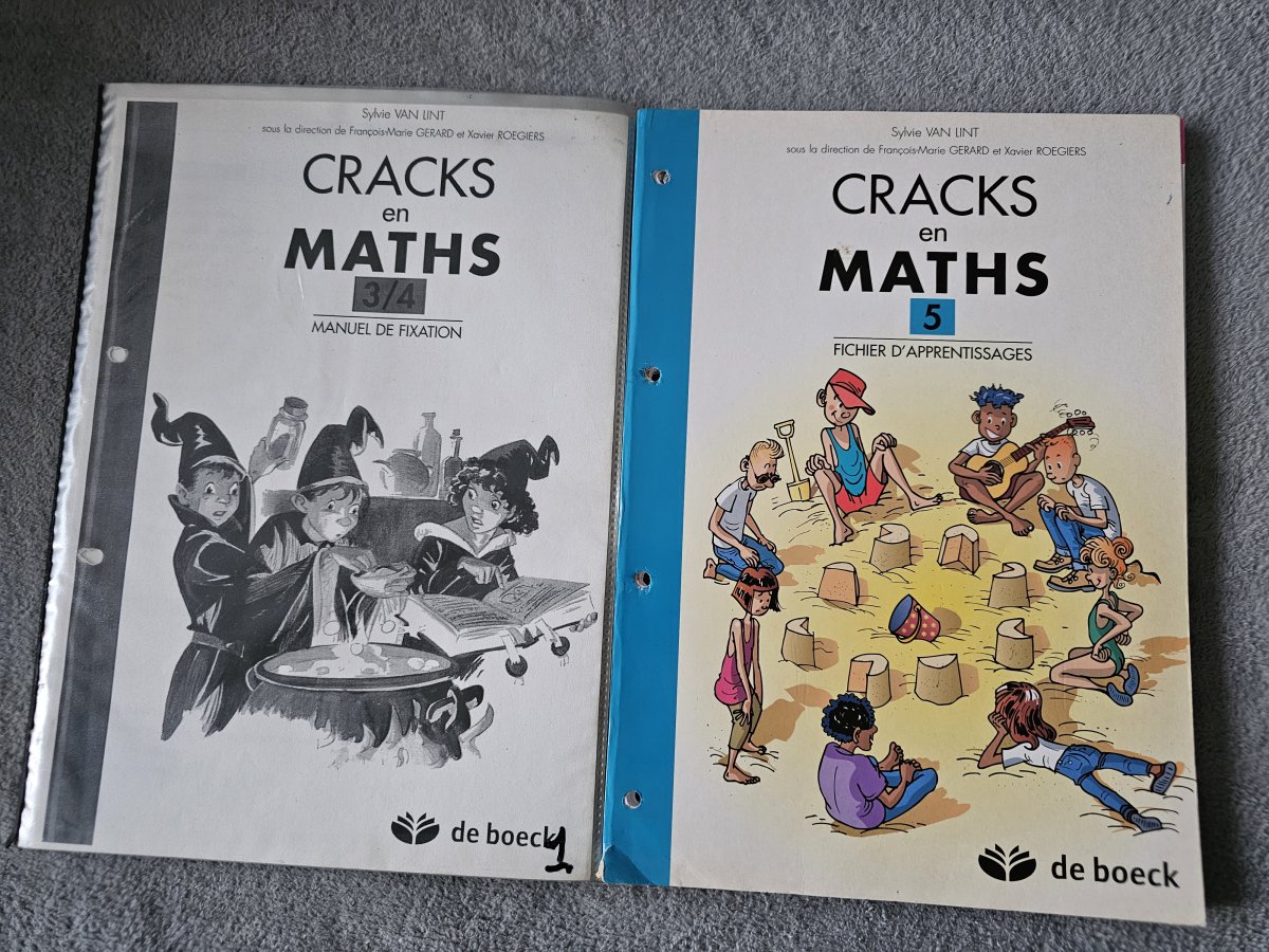 Image Lot de 4 cracks en math