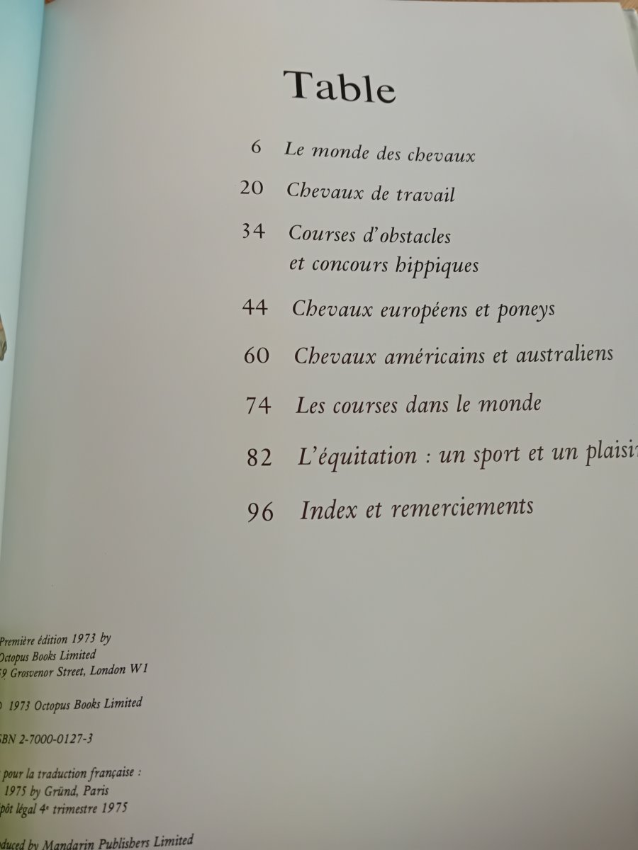 Illustration de Livre la passion des chevaux 
