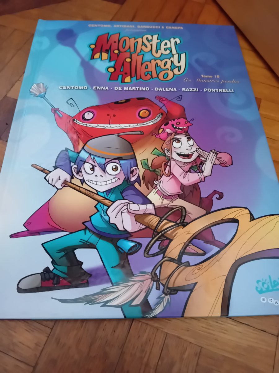 Illustration de Bd monster allergy