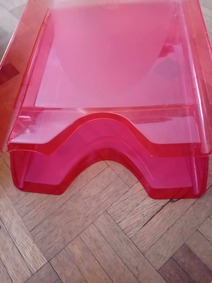 Image 2 bacs rangement courrier