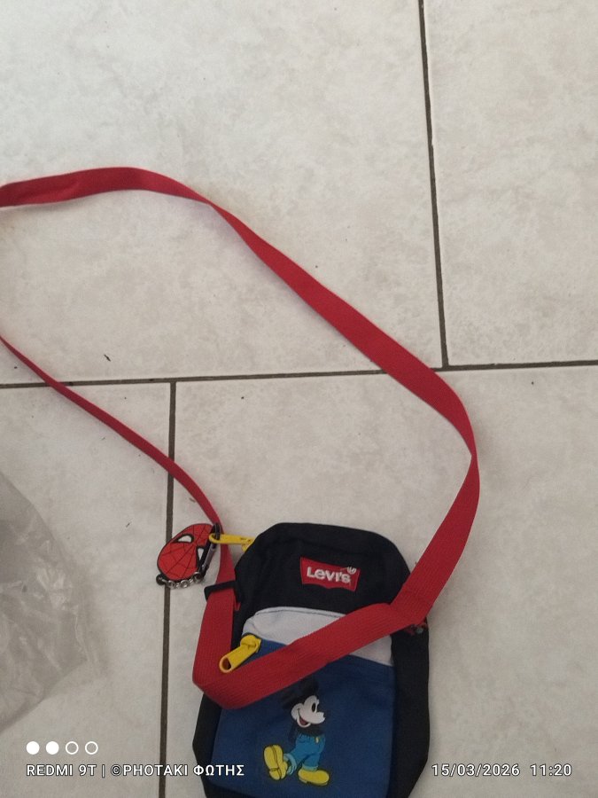 Image sac en bandoulière Levi's et Disney,  Mickey Mouse.