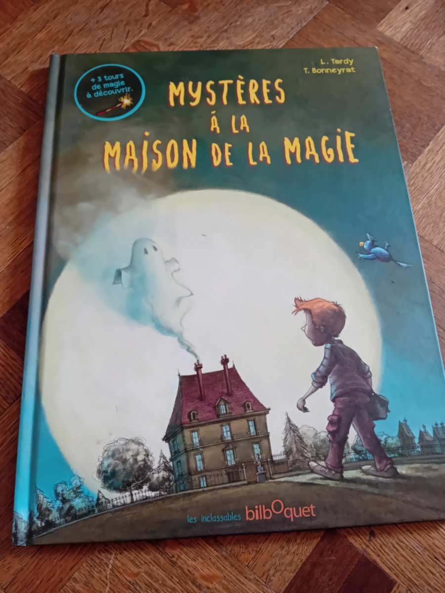 Illustration de Livre Mystères à la maison de la magie