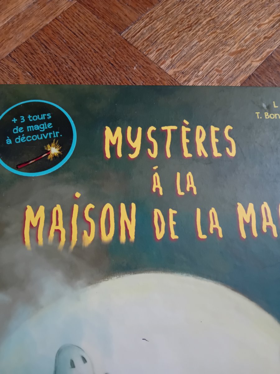 Illustration de Livre Mystères à la maison de la magie