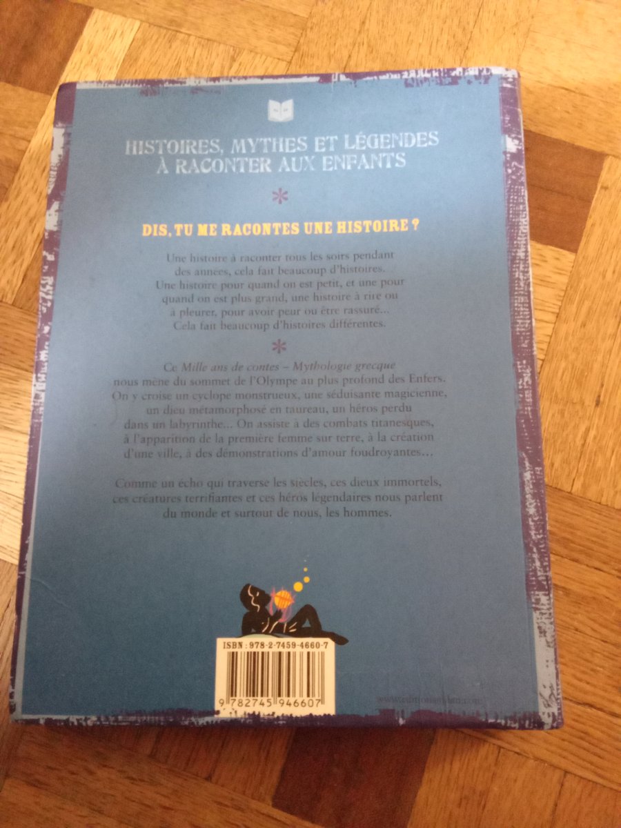 Illustration de Livre mille ans de contes mythologie grecque
