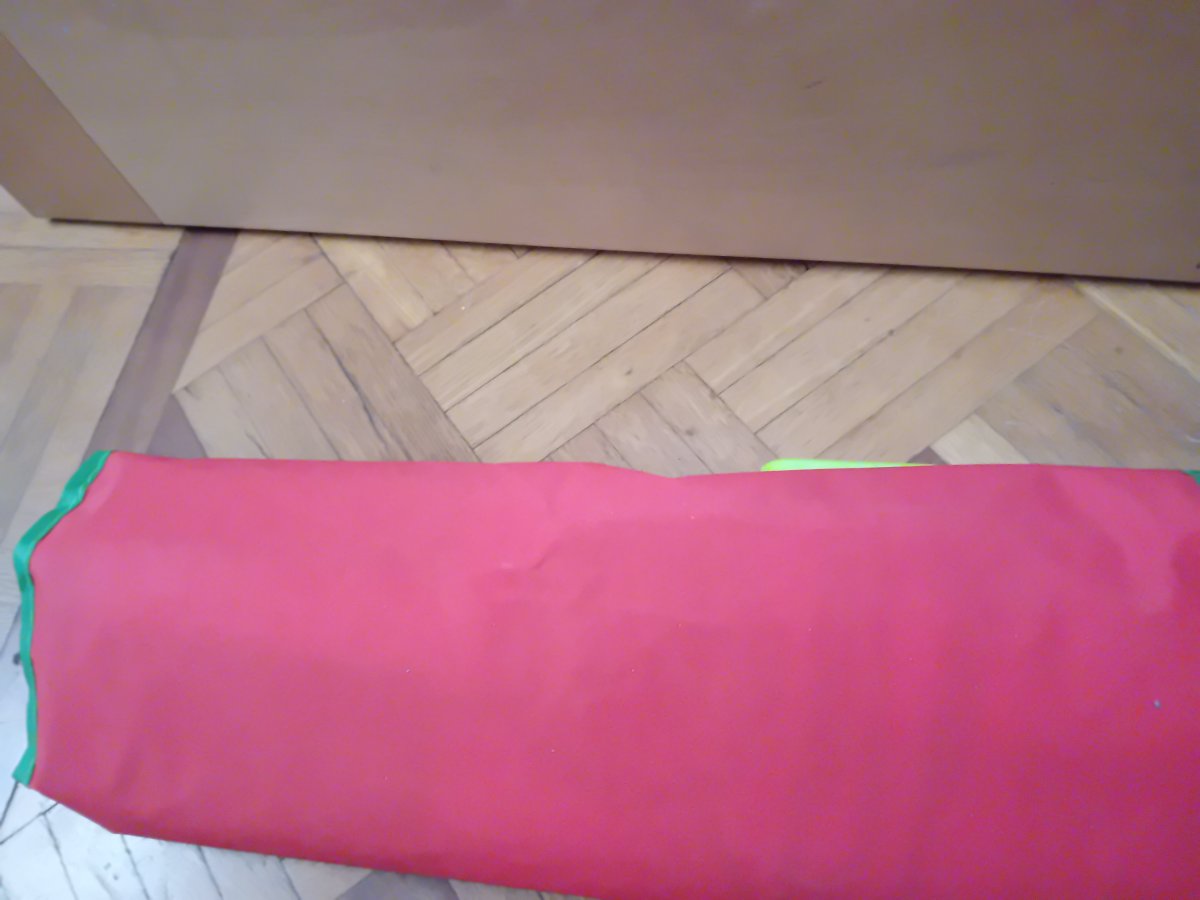 Illustration de Tapis musical en tissu