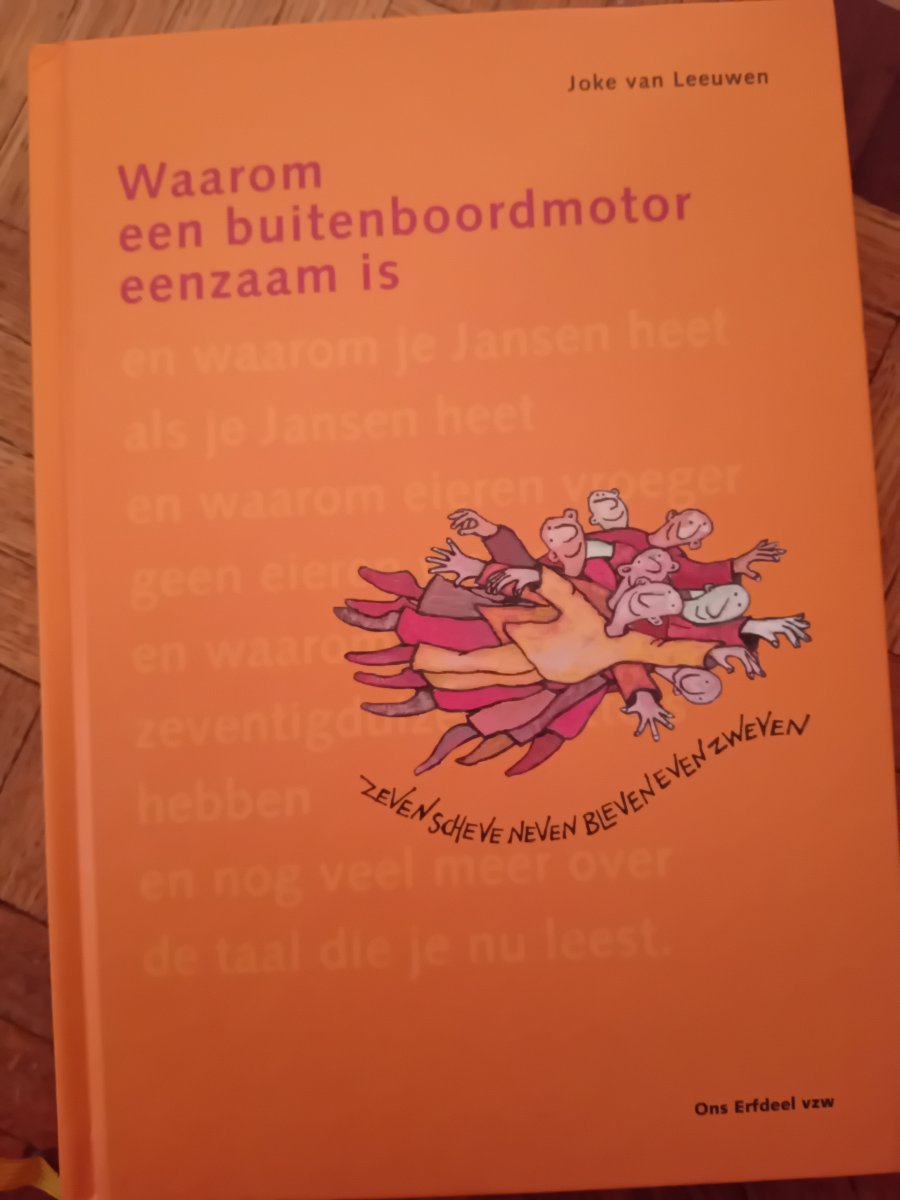 Illustration de Boek waarom een buitenmotor eenzaam is