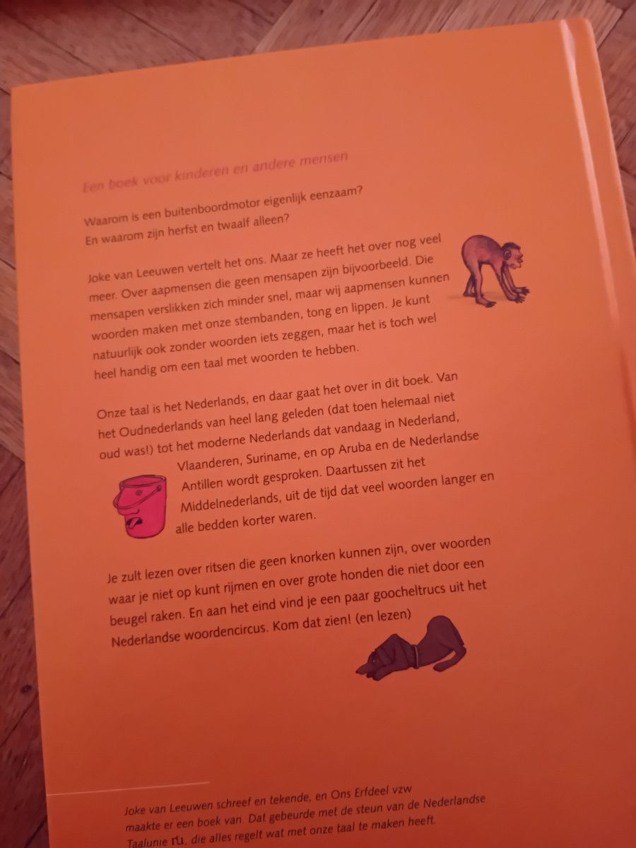 Illustration de Boek waarom een buitenmotor eenzaam is