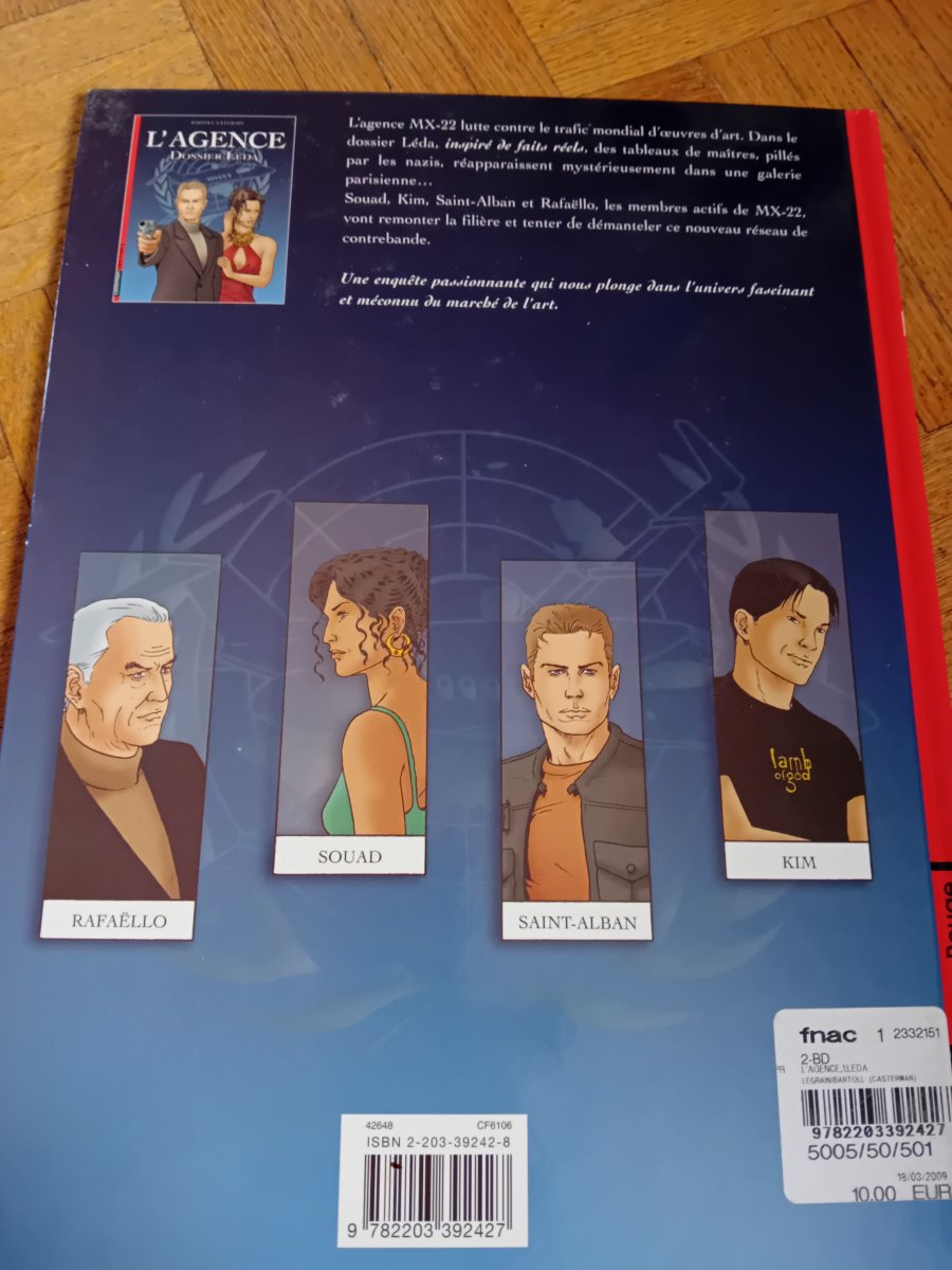 Illustration de Bd l agence dossier léda barton & legrain