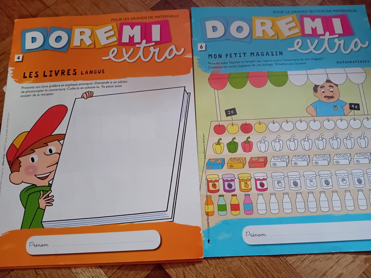Illustration de Doremi ,maternelle