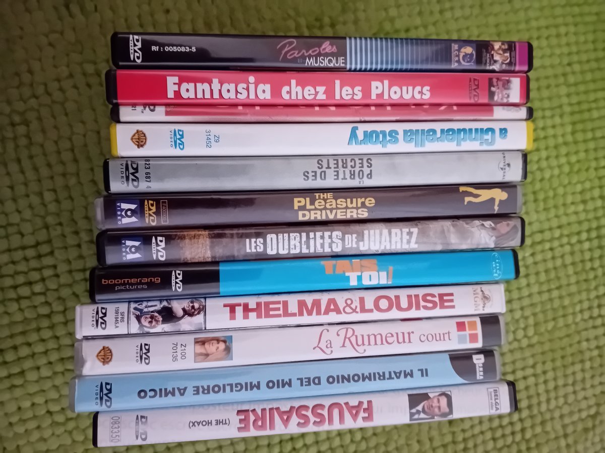 Illustration de Dvd films