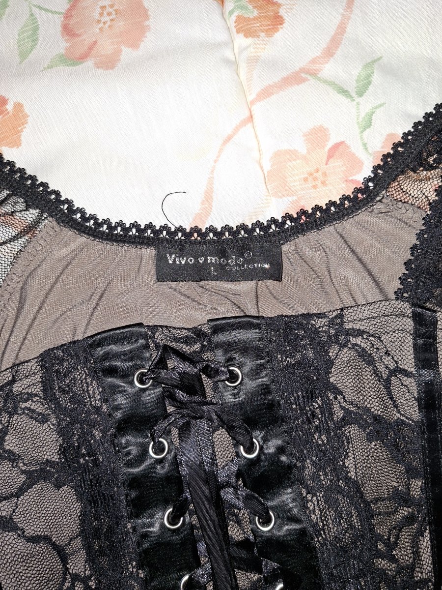 Illustration de Lot 2 hauts style corset (L)
