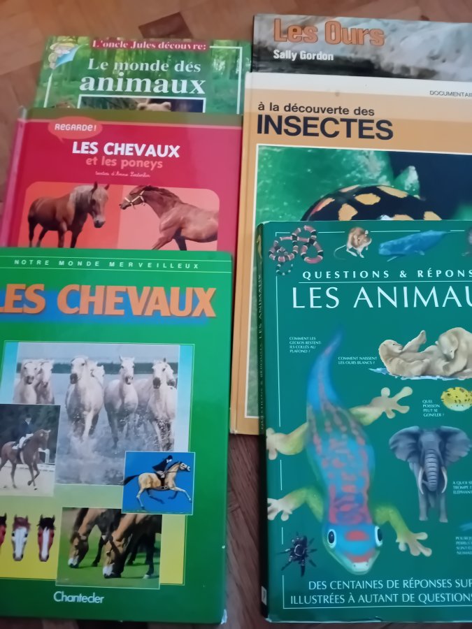 Illustration de Livre divers animaux 