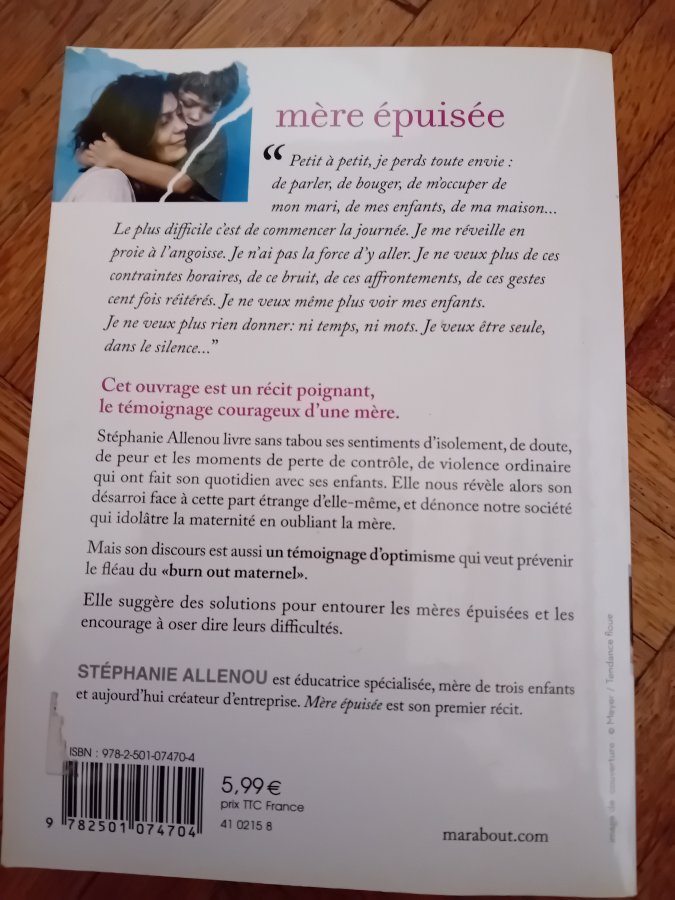 Illustration de Livre mère épuisée 