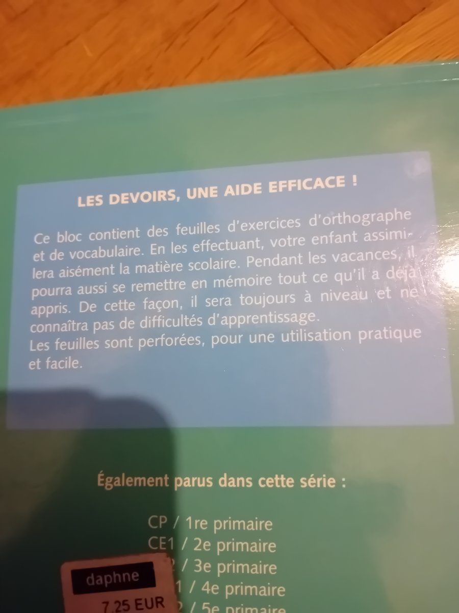 Illustration de Feuilles d exercices orthographe, vocabulaire