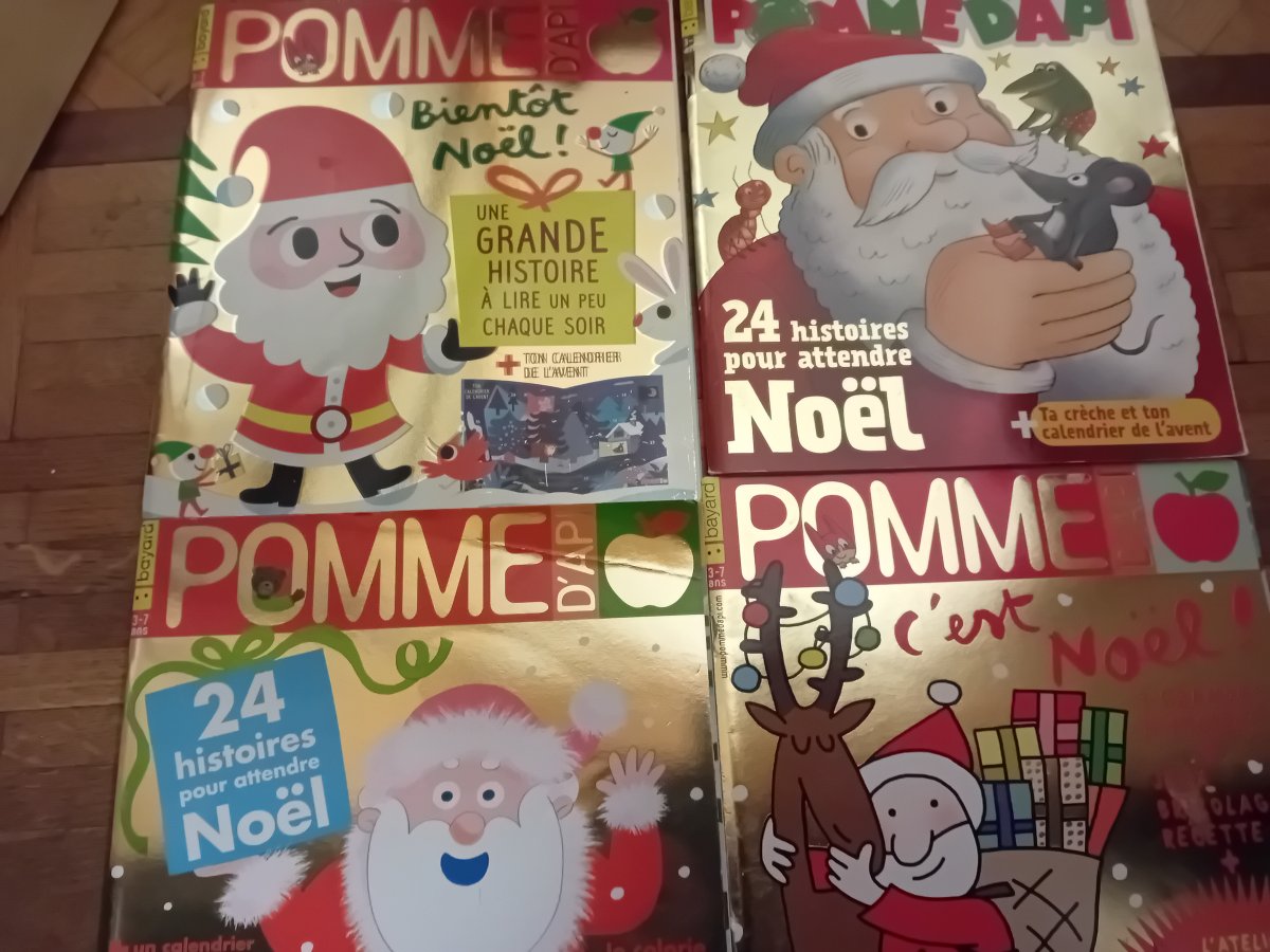 Image Pomme d api Noël
