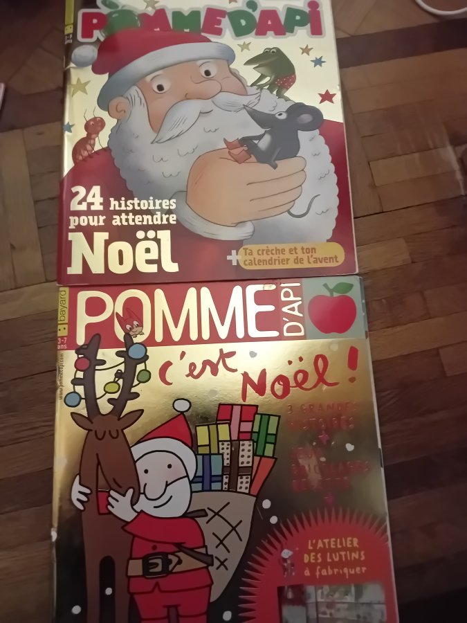 Illustration de Pomme d api Noël