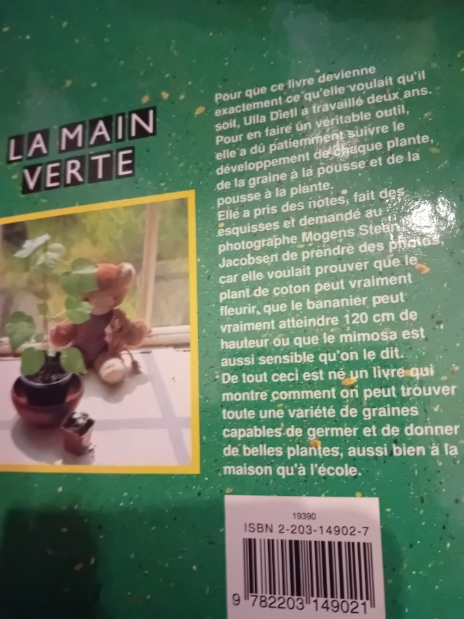Illustration de Livre la main verte 
