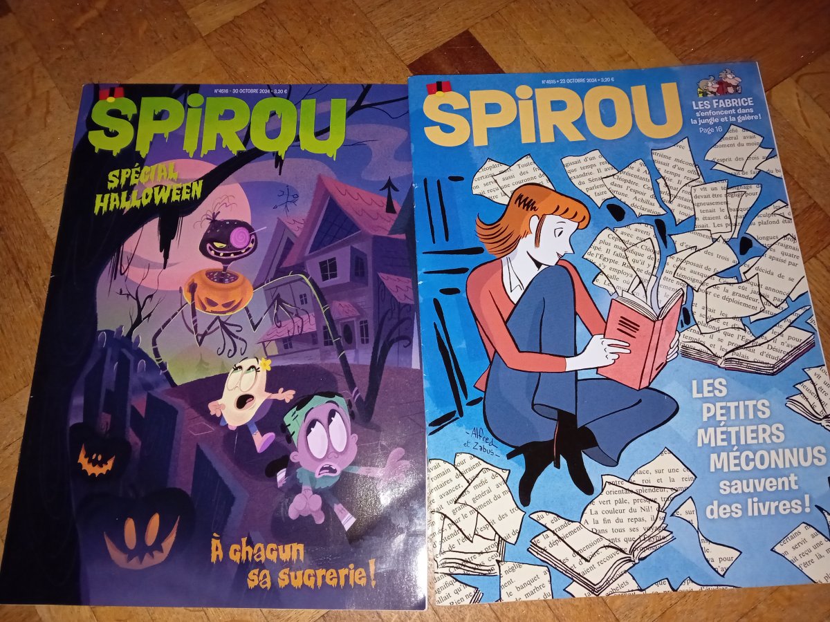 Illustration de Magazine spirou 2024