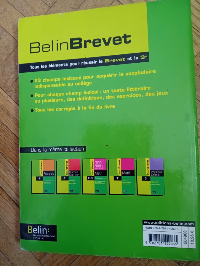 Illustration de Livre 800 mots pour réussir en français
