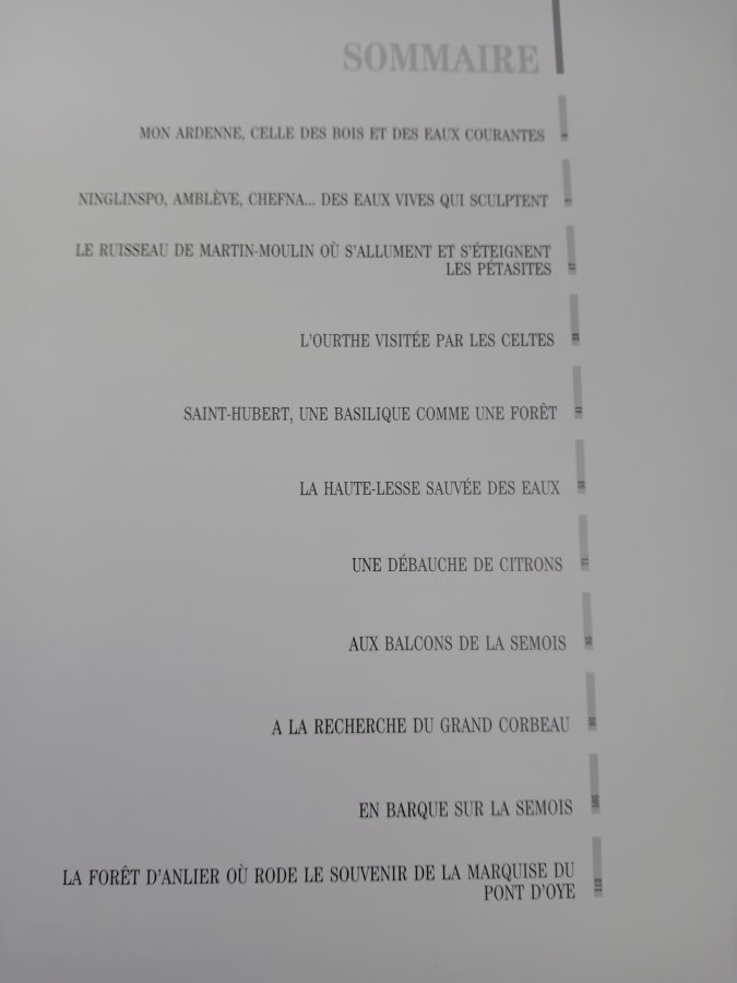 Illustration de Livre rivières, forests Ardenne
